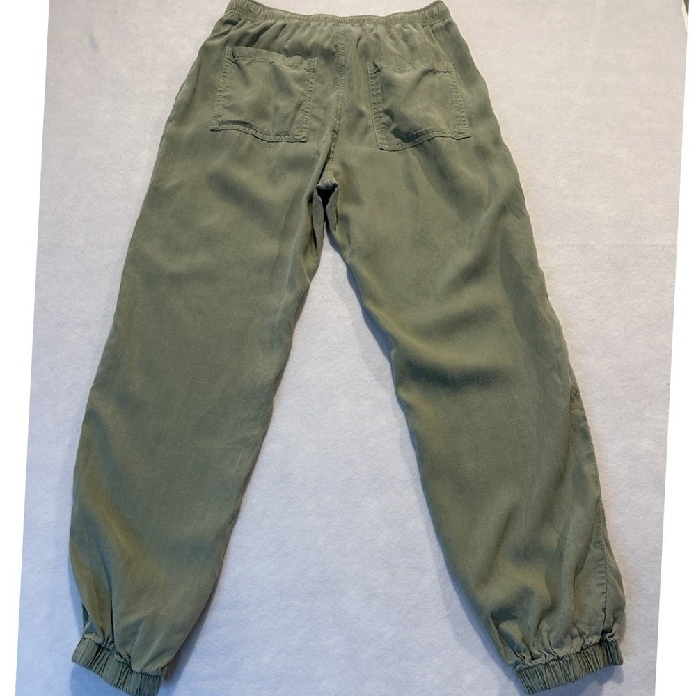 cloth & stone Olive Green Tencel Jogger Pants Women's XS Athleisure Comfort - Picture 2 of 7